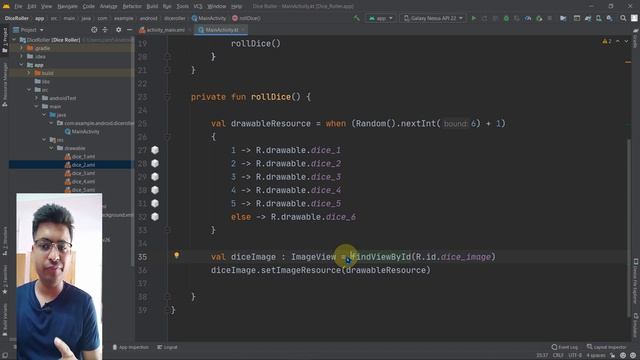 Class 9 - Initializing Dice Image In On Create | Android App Development Complete Course In Hind смотреть онлайн