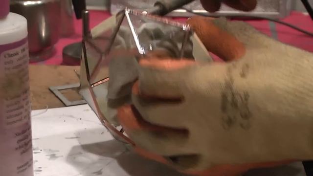 Флорариум, техника Тиффани. В процессе работы. Tiffany Florarium. Work In Progress