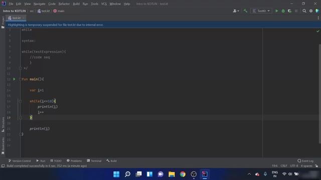 Kotlin Tutorial for Beginners - Kotlin while and do...while Loop (With Example) смотреть онлайн