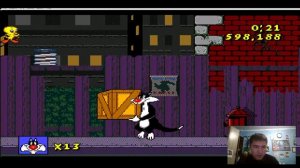 Прохождение игры на сега «Сильвестр и Твитти»