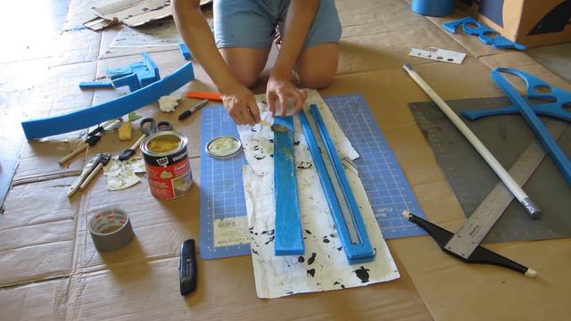How to Create a Basic Foam Sword Tutorial Part 2 of 3 смотреть онлайн
