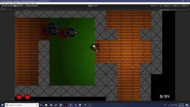 Top Down Shooter - Early Prototype 4 смотреть онлайн