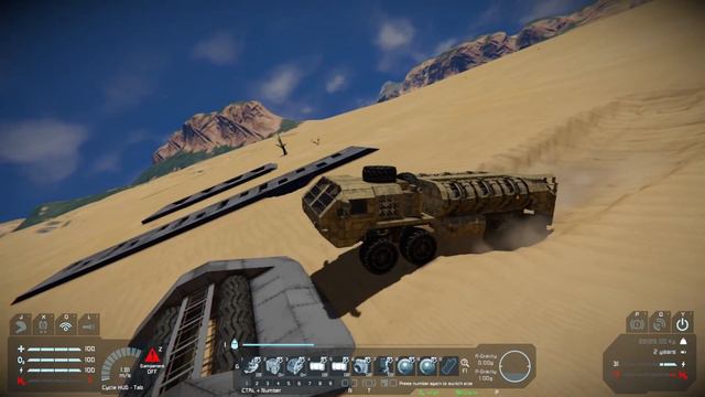 Space Engineers Ep92 Oshkosh HEMTT M978 Fuel Truck смотреть онлайн