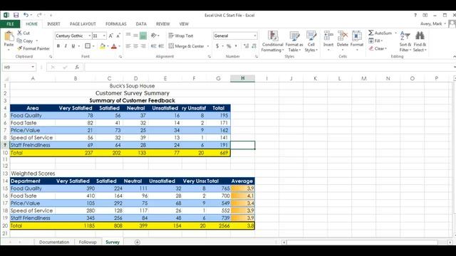 COMP 1000 Video 28a: Excel C Tasks смотреть онлайн