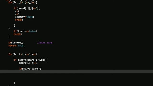 1.Sudoku Solver| code| step by step explanation|Backtracking|Harshit jain смотреть онлайн
