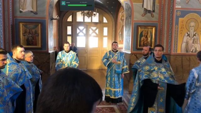 Всенощное бдение. Благовещение Пресвятой Богородицы 6.04.2020 смотреть онлайн
