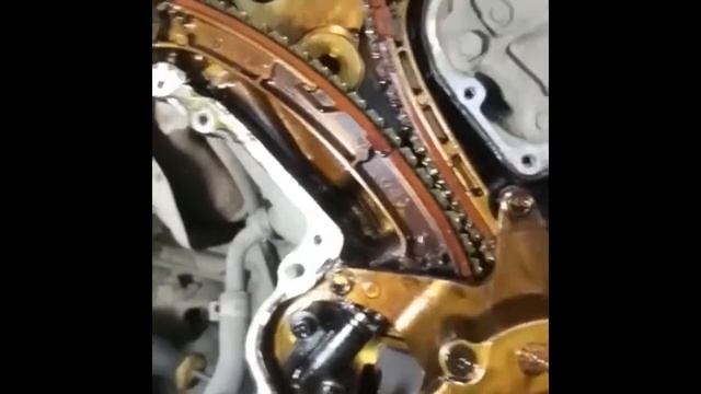 Растянутая цепь Nissan Patrol Y62, VK56VD смотреть онлайн