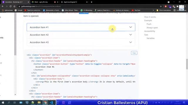 Bootstrap 5 + Angular 12 List group y Acordiones PARTE 4/4 смотреть онлайн