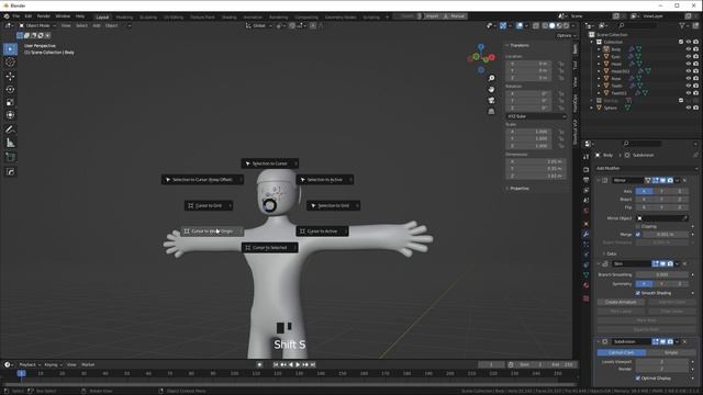 Стилизованный персонаж в Blender 3.1 за 40 минут | Уроки на русском для начинающих смотреть онлайн