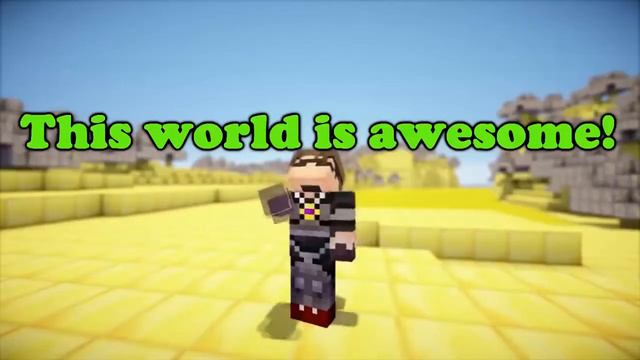 Если бы всё в Майнкрафте было сделано из золота! Minecraft Машинима смотреть онлайн