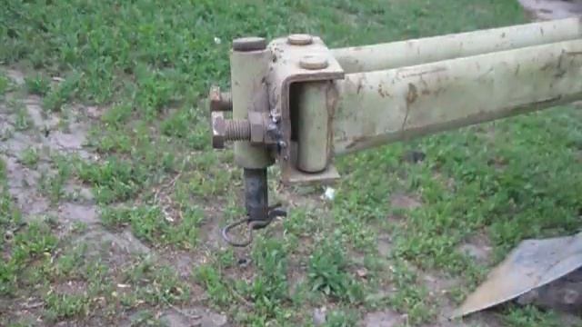 Вспашка мотоблоком Plowing And Setting The Plow.