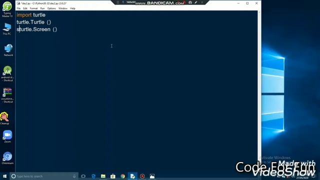 Python Turtle Graphics-bgcolor()|setting the background color|how to change bg color turtle window смотреть онлайн