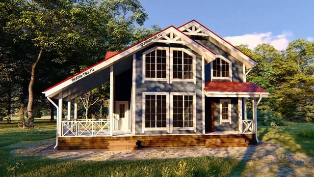 Проект каркасного дома G-10 ("Дыбенко-117) смотреть онлайн