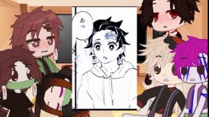 Реакция/на шипы/Клинок рассекающий демонов/Gucha/Аказа/Доума,Танжиро/Мудзан