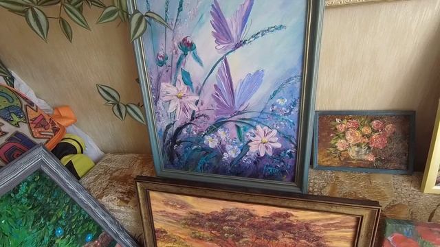 Разбираю завалы из картин. Готовые картины. смотреть онлайн
