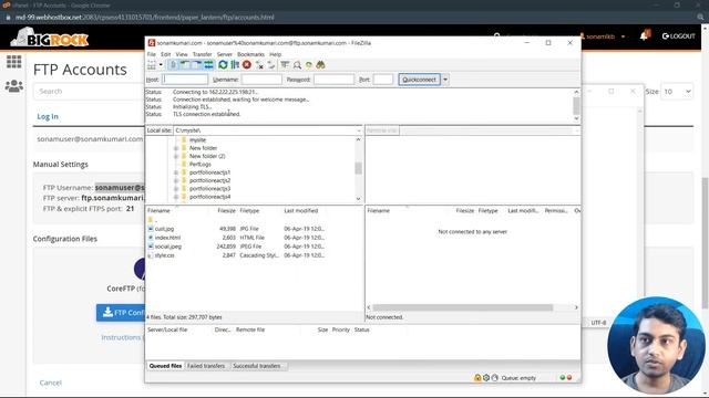 Upload Project File and Folder using cPanel FTP Account (Hindi) смотреть онлайн