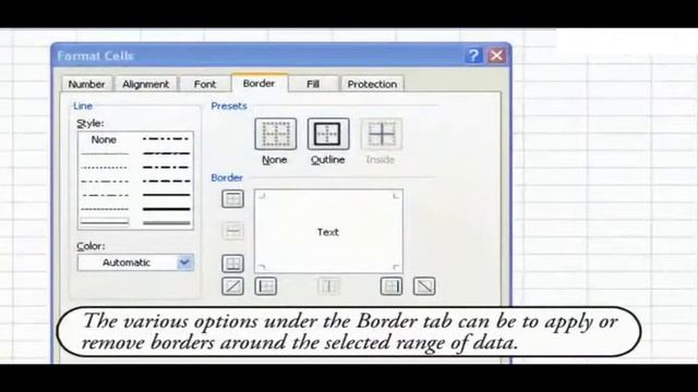 Formating worksheet in ms excel part IV смотреть онлайн