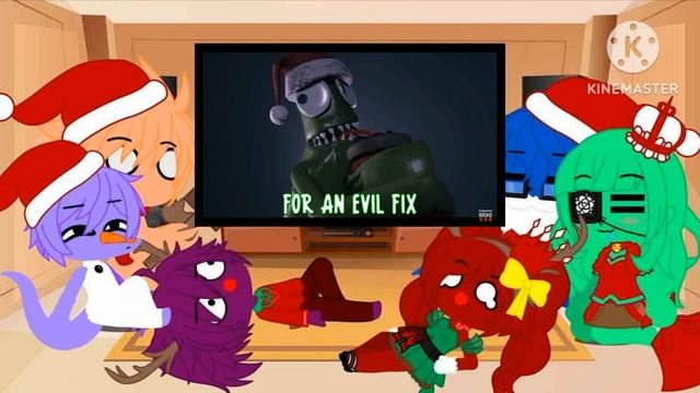 Rainbow friends next gen react to rainbow friends Christmas song @RockitMusicYT смотреть онлайн