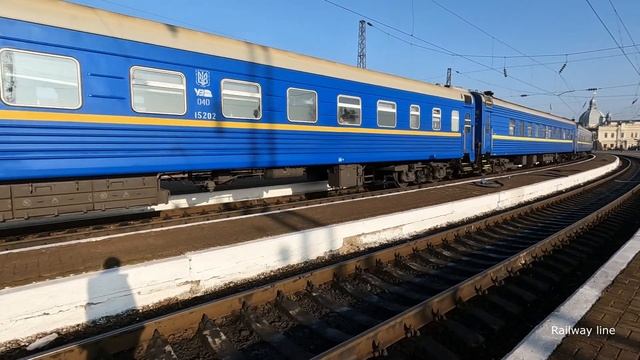 Train Odessa-Uzhhorod Ukrainian Railways, Lviv railway station смотреть онлайн
