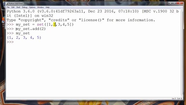 How to Add an Element to a Set in Python programming language смотреть онлайн