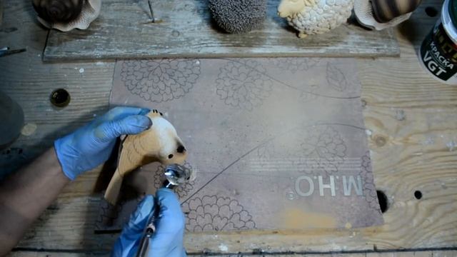 Как покрасить гипсовые фигурки аэрографом смотреть онлайн