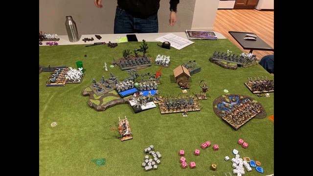 Kings of War Battle Report 40: Empire of Dust VS Twilight Kin смотреть онлайн