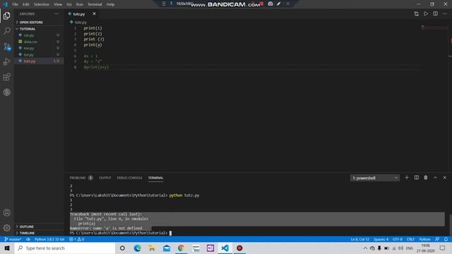 Error Handling in Python | Python to AI ML and Data Science| Code with Lakshit #64 смотреть онлайн