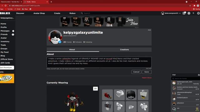 Profile Roblox Google Chrome смотреть онлайн