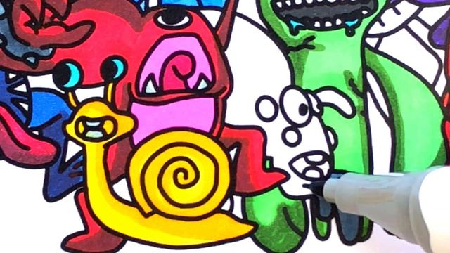 NEW Garten Of Banban chapter 3 Coloring Pages / Color All New Monsters /Warriyo - Mortals [NCS] смотреть онлайн