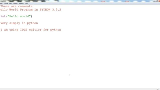 how to write Hello Word Program in Python смотреть онлайн