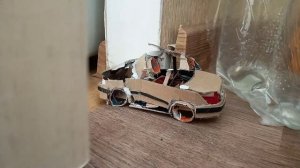 краш-тест пежо 406 із картона