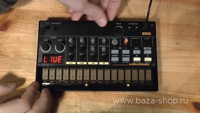 Korg volca beats. Подробный обзор смотреть онлайн