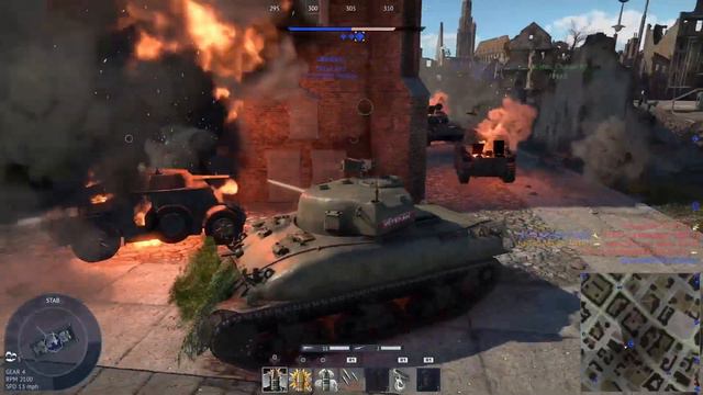 PROJECT*War Thunder, American tanks. M4 Sherman BR 3.7 Breslau. смотреть онлайн
