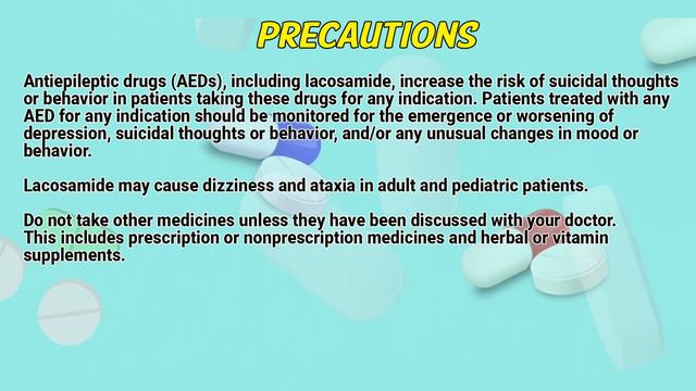 Lacosamide Tablets How To Use: Uses, Dosage, Side Effects, Contraindications