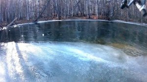 Рыбалка на хариуса в конце октября в Бурятии. Хоринская тайга. Шугу несет забериги.