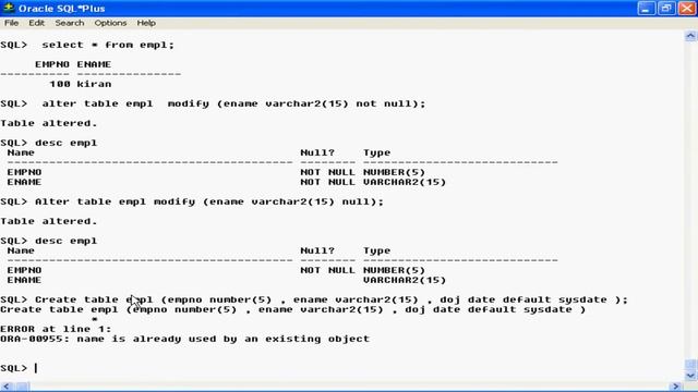DBMS-Oracle - Not Null, Default & Check Constraints with Examples - Telugu-Lesson-15 смотреть онлайн