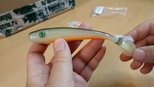 Распаковка посылки с виброхвостом Balzer Shirasu Pike Collector Shad по заказу Fmagazin смотреть онлайн