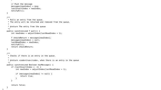 Message Queue for inter-thread communication смотреть онлайн