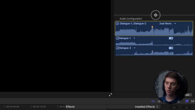 Как разделить разные каналы в звуковом файле в Final Cut Pro X смотреть онлайн
