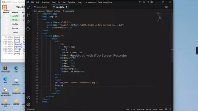 How to create database report in webpage by using php codes смотреть онлайн