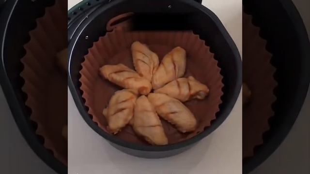 Air Fryer Silicone Baking Tray Reusable Basket Mat Non-Stick Round Microwave Pads Baking Mat Oven смотреть онлайн