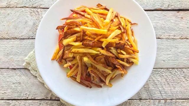 Салат Муравейник с картошкой фри смотреть онлайн
