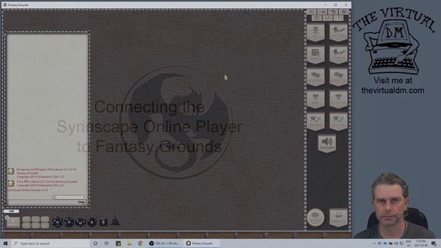How to Setup and Use Syrinscape with Fantasy Grounds - Part 1 - The Setup смотреть онлайн
