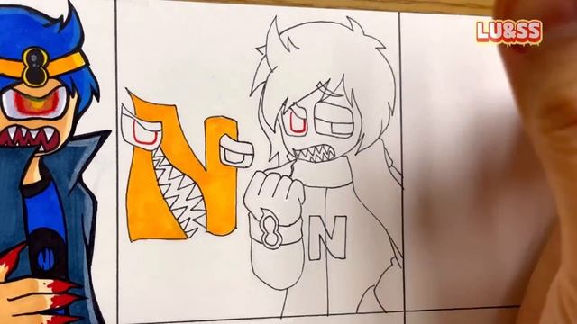 [Drawing]Alphabet Lore But Everyone Evil [Special Edition] All Humanized Alphabet Lore