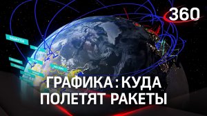 Графика: что будет, если США нанесет ядерный удар по России?