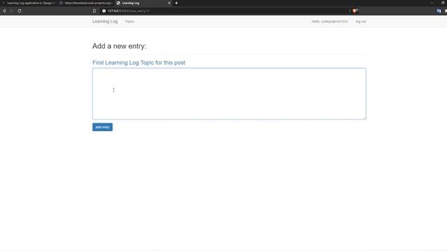 Learning Log application in Django Framework | Source Code & Projects смотреть онлайн