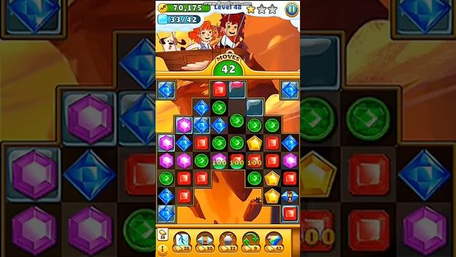 Jewel Mania Level 48 Video Walkthrough смотреть онлайн