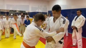 Детское дзюдо. Мастер-класс от чемпиона мира Кайтмазова Батрадза.