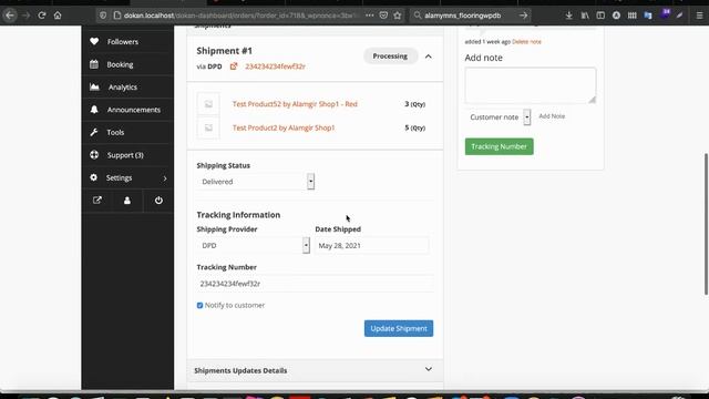 Dokan Order Shipping Tracking System — WordPress смотреть онлайн