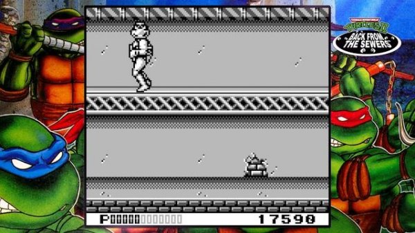 TMNT Cowabunga Collection TMNT II Back From The Sewers Playthrough